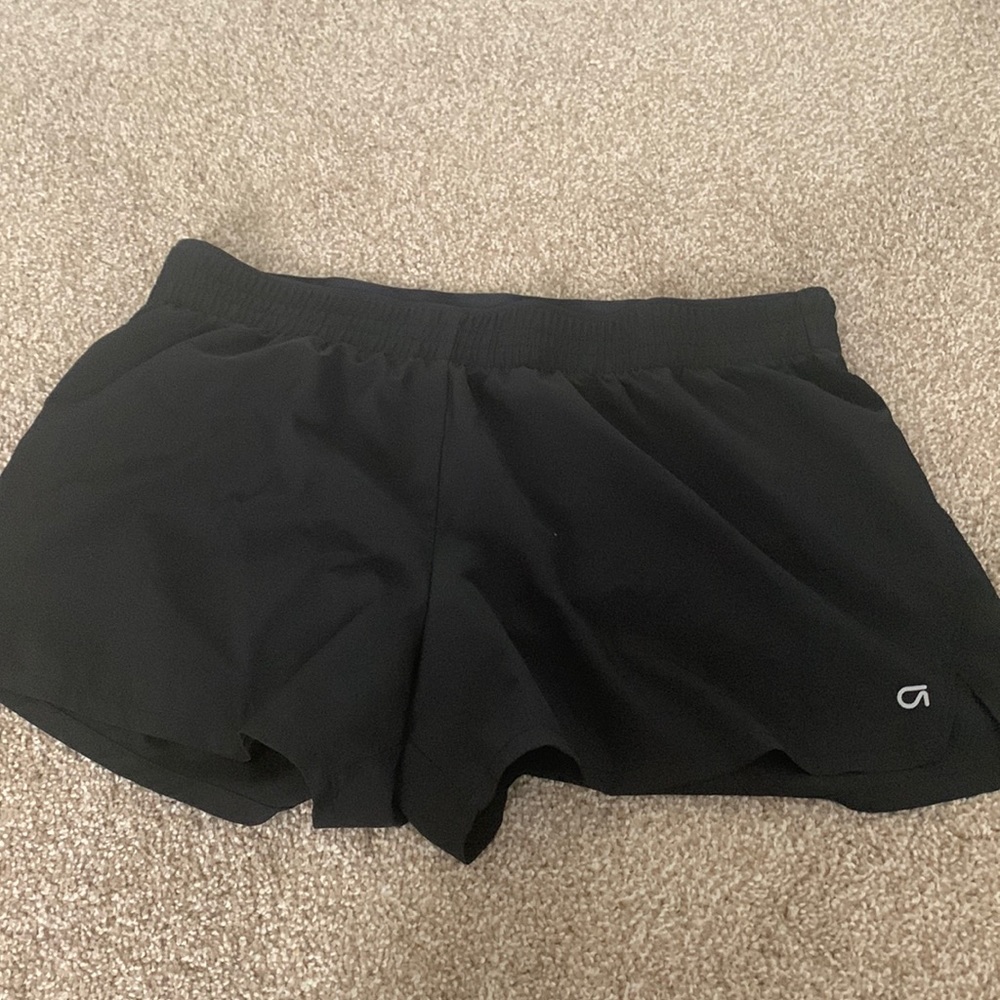 Black Size Large Athletic Short